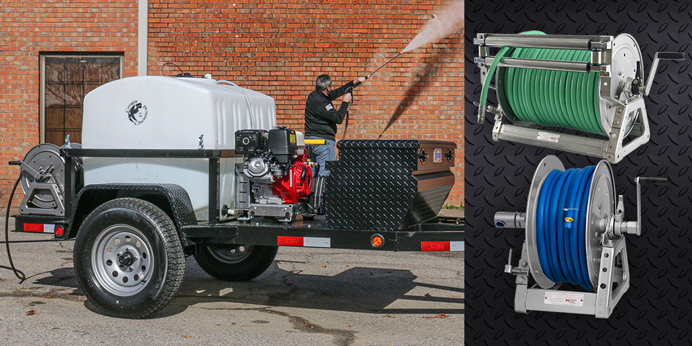 Catamount 200 Cougar Hot Water Pressure Washer Trailer Full Package