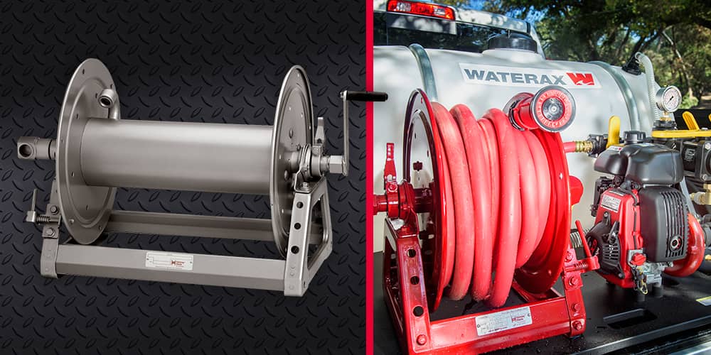 Every WATERAX RANCHER® Series includes a Hannay Series 1800 reel.