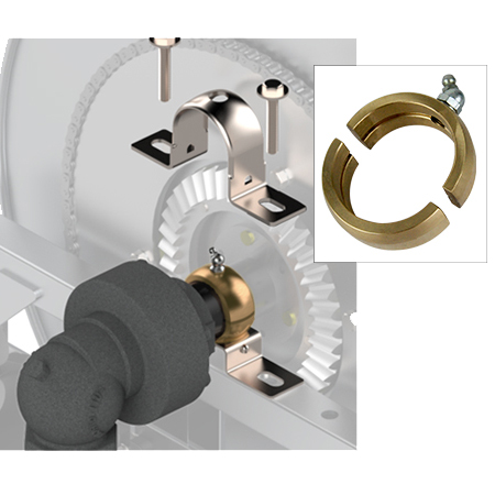New Two-Piece Split Bearing