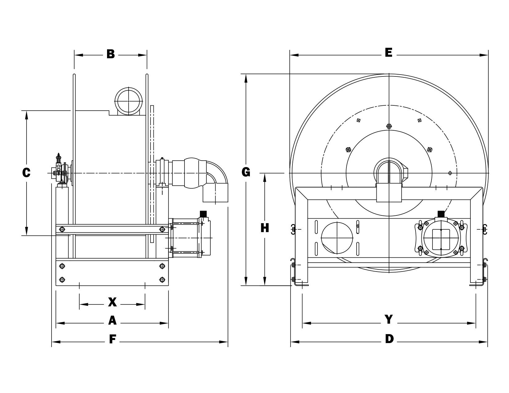 Hannay Reels 9908.1050 1-1/2 Steel Stacking Frames for Manual Hose Reels