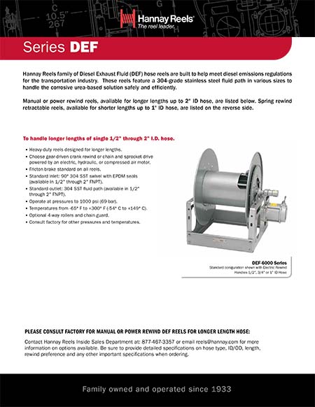 DEF Series Reels